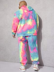 GENTILAND Nam Plus Nhuộm buộc Thả vai áo có mũ Áo khoác & Quần - Nhiều màu - Xem 2