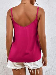 SHEIN Frenchy 蕾絲拼接吊帶上衣