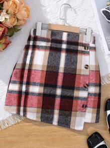 Sparklyn 少女格子裙