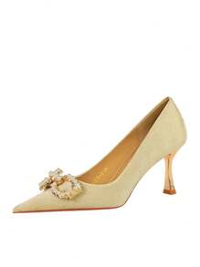 Ladies' High Heels - Apricot - View 5