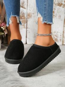 秋冬季女士户外保暖雪地靴，适合滑雪和露营，附赠室内拖鞋