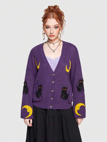 トップス HELLCATPUNKS drape cardigan Edikted Striped Two Piece Knit Scarf Cardigan | PacSun