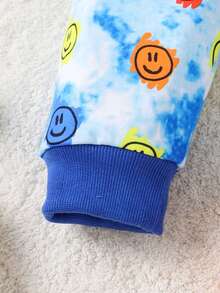 Baby Boy 3pcs Cartoon Graphic Sweatpants - Multicolor - View 5