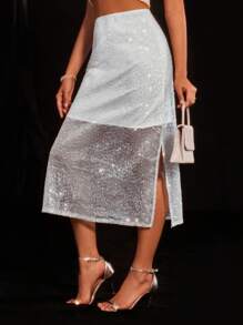 Aveloria High Waist Straight Skirt