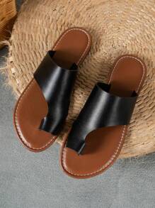 Women's Flat Sandals, Anti-slip Soft Sole Breathable Slippers, British Style Vintage Bohemian Beach Shoes For Summer And Outdoor Activities