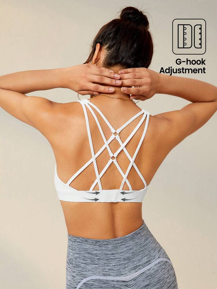 Criss Cross Back Sports Bra