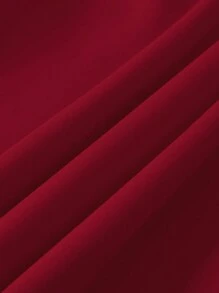 INAWLY Áo nỉ giữ nhiệt cỡ lớn có in chữ, túi, dây rút, lót trong, thích hợp mặc mùa đông thu cho nữ. - Màu Đỏ Sâu - Xem 4