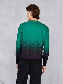 JUSTICE LEAGUE X SHEIN Hombres Sudadera con estampado de letra y dibujos animados - Multicolor - Ver 2