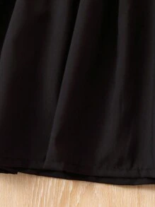 Baby Girl Heart Pattern Sweater Dress - Multicolor - View 6