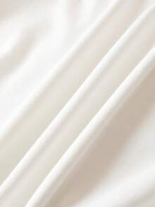 SHEIN EZwear Letter Graphic Cut Out Raglan Sleeve Tee - White - View 5