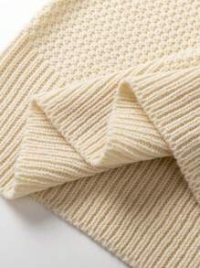 Manfinity Homme Men Solid Drop Shoulder Sweater - Apricot - View 7