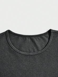 Men 4pcs Solid Thermal Underwear Vest - Multicolor - View 8