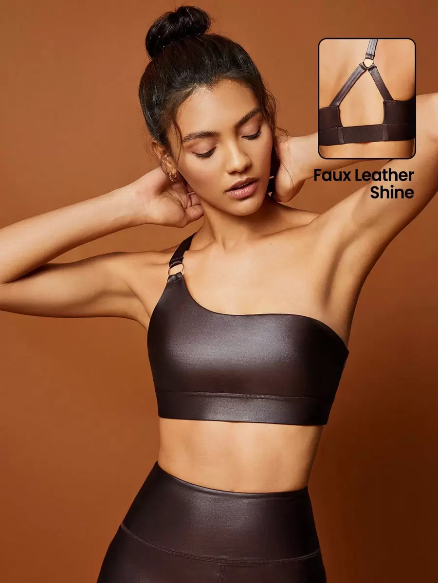 Lifespree 單肩環鏈短款運動型文胸