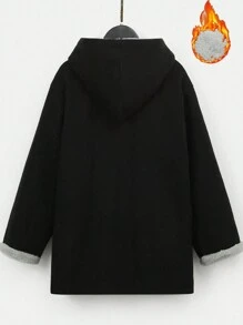 Manfinity VCAY 男士拉链连帽夹克，秋冬款 - 彩色 - 查看 2