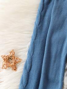 SHEIN Kleine Jungen Hose mit Zopfmuster