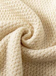 Manfinity Homme Men Solid Drop Shoulder Sweater - Apricot - View 5