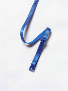 SHEIN Sujetador push up unicolor - azul real - Ver 4