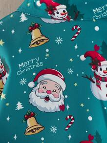 男嬰聖誕圖案襯衫和褲子 - 彩色 - 查看 7