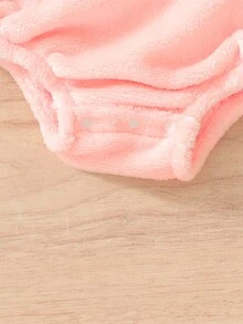 Bebé niña Body teddy conejo con bordado con capucha - Multicolor - Ver 5