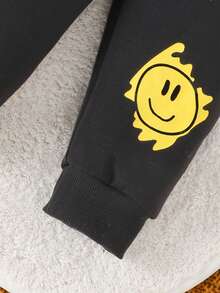 Baby Boy 3pcs Cartoon Graphic Sweatpants - Multicolor - View 3