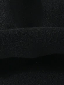 Tween Boy 1pc Letter & Figure Graphic Hooded Sweatshirt - Black - View 7