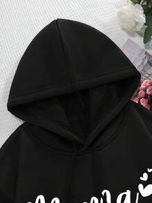 SHEIN EZwear 女士運動衫 - 黑色 - 查看 3