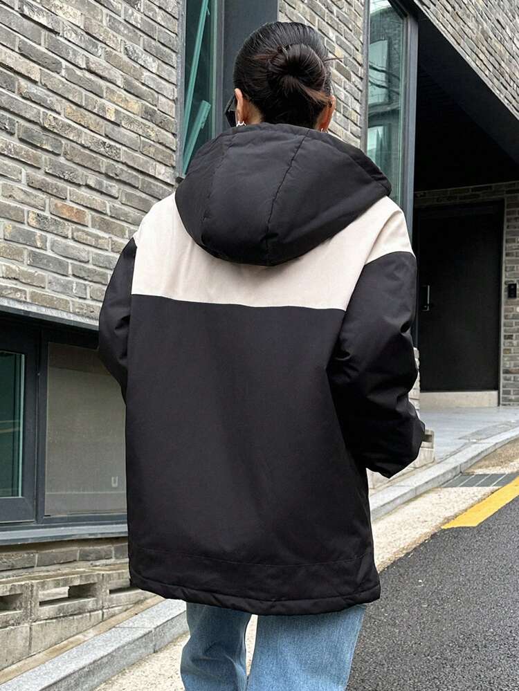 Women's Patchwork Padded Coat