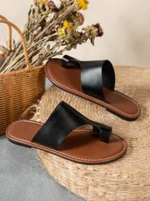 Women's Flat Sandals, Anti-slip Soft Sole Breathable Slippers, British Style Vintage Bohemian Beach Shoes For Summer And Outdoor Activities