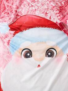 SHEIN Cô Gái Trẻ In Giáng sinh Váy áo thun - Nhiều màu - Xem 4