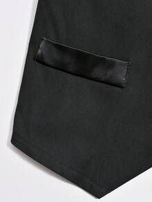 Souflis Souflis 男小童前紐扣馬甲&西裝外套&襯衫和褲子&帽&領結