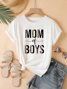 SHEIN EZwear Letter Graphic Cut Out Raglan Sleeve Tee - White - View 7