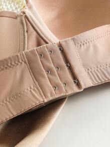 Plus 2pcs Underwire Push Up Bra With 1pair Transparent Shoulder Strap - Multicolor - View 8