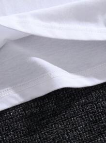 Manfinity Dauomo 男式标语图案 T 恤