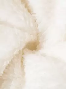 SHEIN 女孩字母圖形下垂肩封口飛行員夾克(不含毛衣) - 白色 - 查看 7