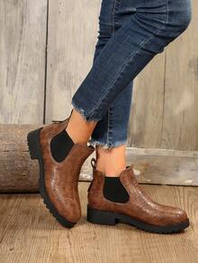 Của phụ nữ Giày ống Ankle Và Giày bốt ngắn - màu nâu - Xem 2