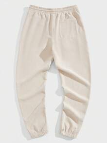 GENTILAND Nam Dệt Giải trí Quần Chạy bộ - Màu Khaki - Xem 2