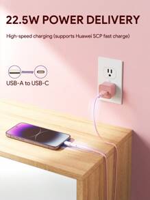 JMMO Cabo Tipo-C, Cabo de Dados e Carregamento Rápido USB A para Tipo C em Náilon, Cabo de Carregador Rápido Tipo C Trançado em Náilon de 2M/6,6 Pés, Presentes Essenciais para o Outono e Inverno