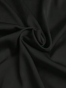 BizChic 素色前紐扣襯衫 - 黑色 - 查看 9