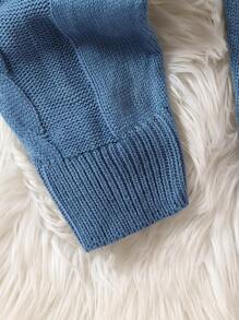 SHEIN Kleine Jungen Hose mit Zopfmuster