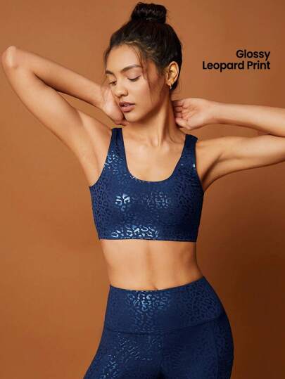 Lifespree 滿版印花短款運動背心