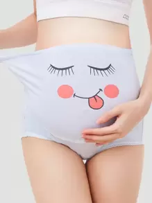 Moonlight&Mama 3pcs Maternity Cartoon Graphic Panty For Mother, Kawaii - Multicolor - View 4