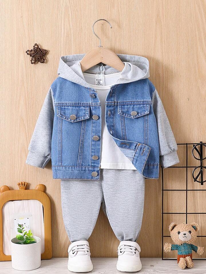 Hooded jacket for baby boy best sale