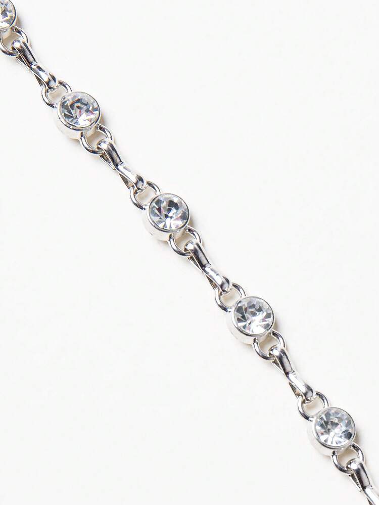 Draped Collar Lantern Sleeve Glitter Crop Top