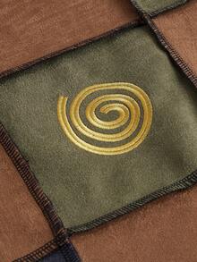 ROMWE Hippie Đồ họa khối màu In Áo phông Crop - Nhiều màu - Xem 8