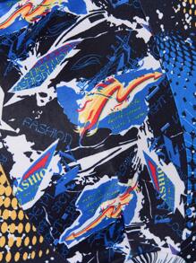 Funny Cute Multicolor Animal Print Knitted Fabric Men Trunks With Medium Stretch - Multicolor - View 6