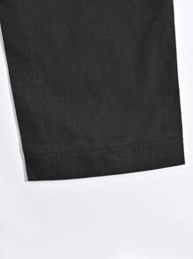 男小童提花馬甲和褲子無襯衫