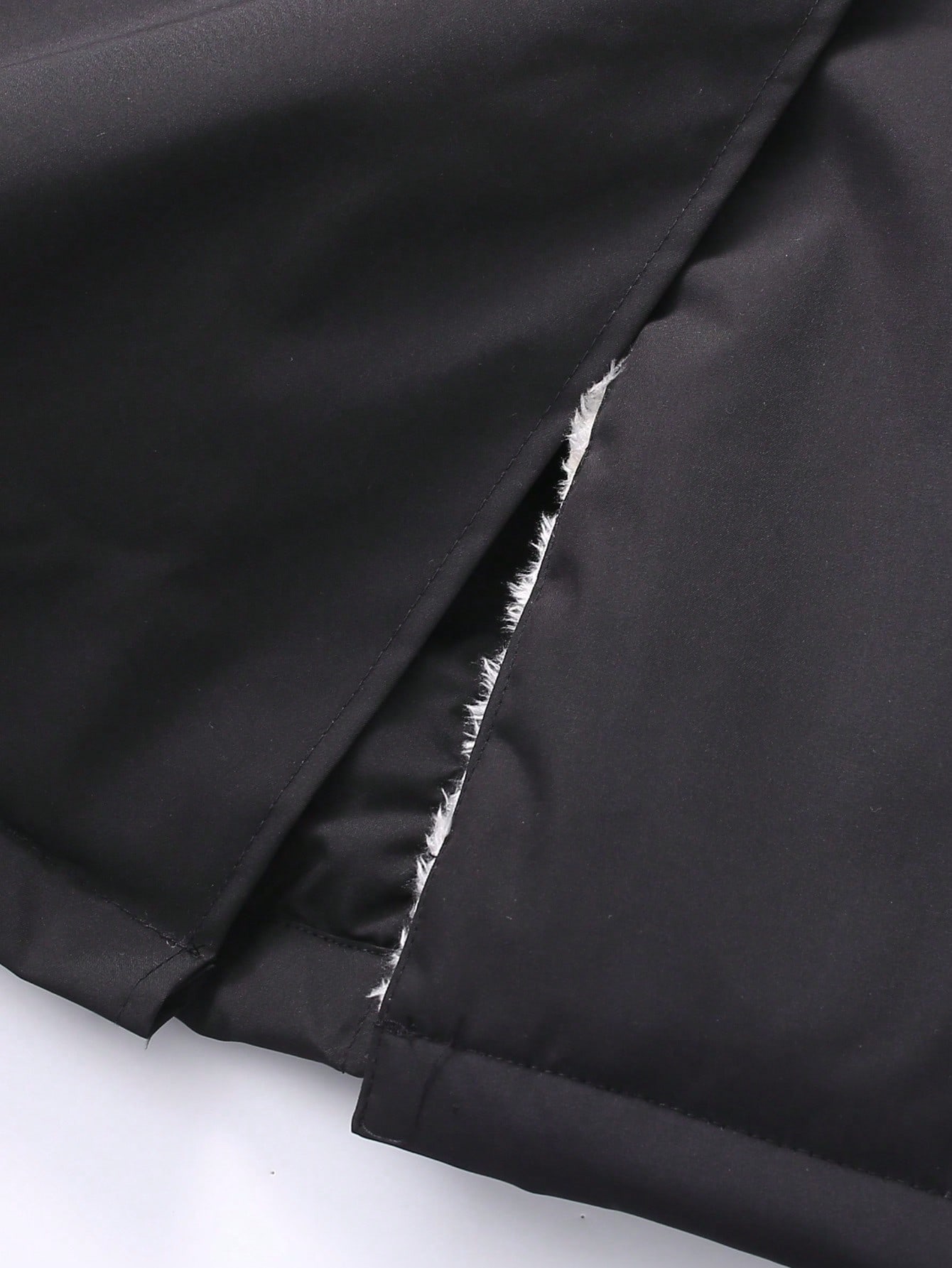 Manfinity Homme معطف رجالي فضفاض مبطن بالحرارة مع...