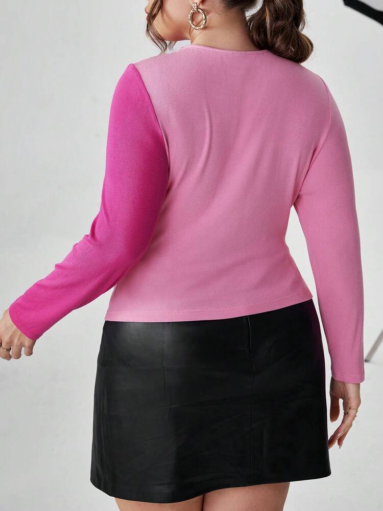 Plus Two Tone Tee
