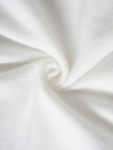 SHEIN EZwear 大碼運動衫 - 白色 - 查看 4