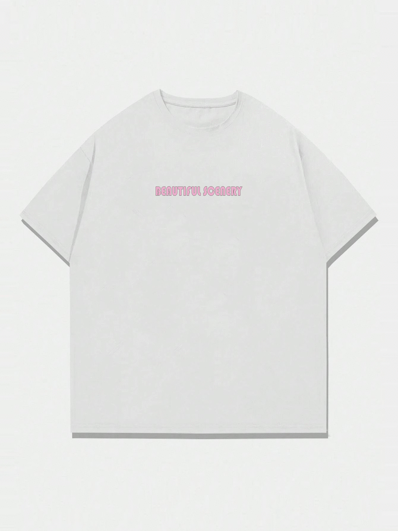 Manfinity RebelGame Men Plus Cactus & Letter Graphic Tee - White - View 2